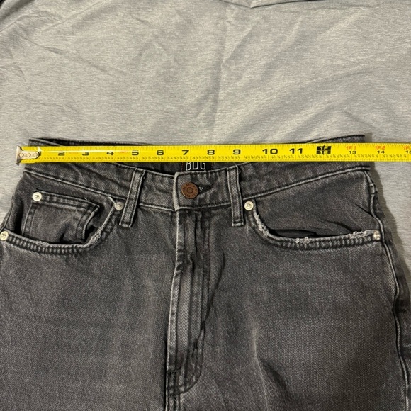 BDG Black High-Waisted Distressed Flare Jean Size 27 - Picture 11 of 13